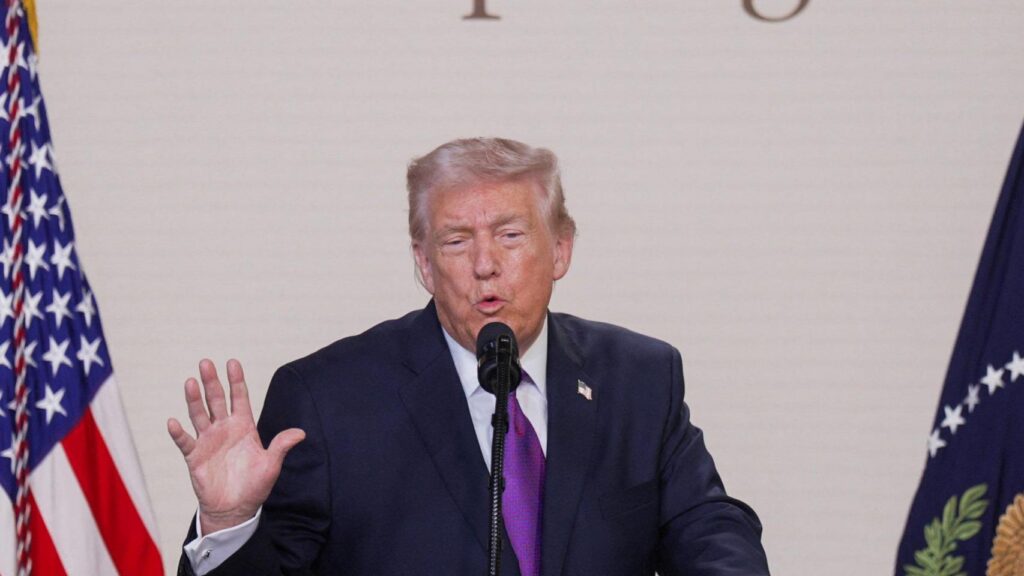 Trump asks to rename an airport and a subway stop after him or he will block a rail plan in New York